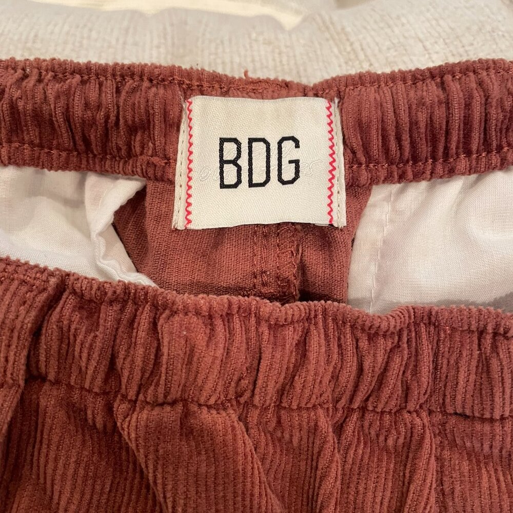 Urban Outfitters BDG Corduroy Jogger Pants, rust color, size small